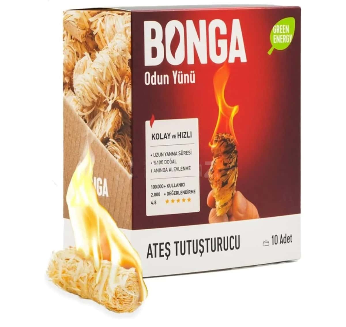 Bonga wood wool fire starter - Tenderyard