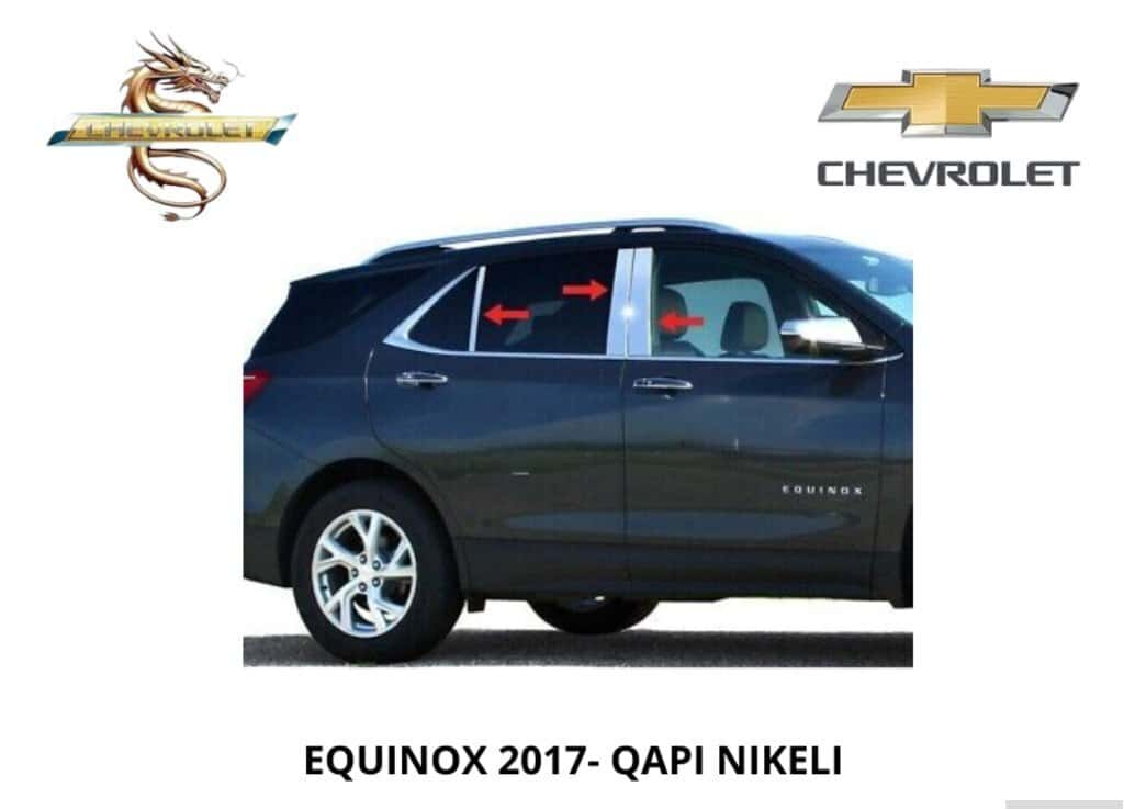 Дверной молдинг (никель) для Chevrolet Equinox - Tenderyard