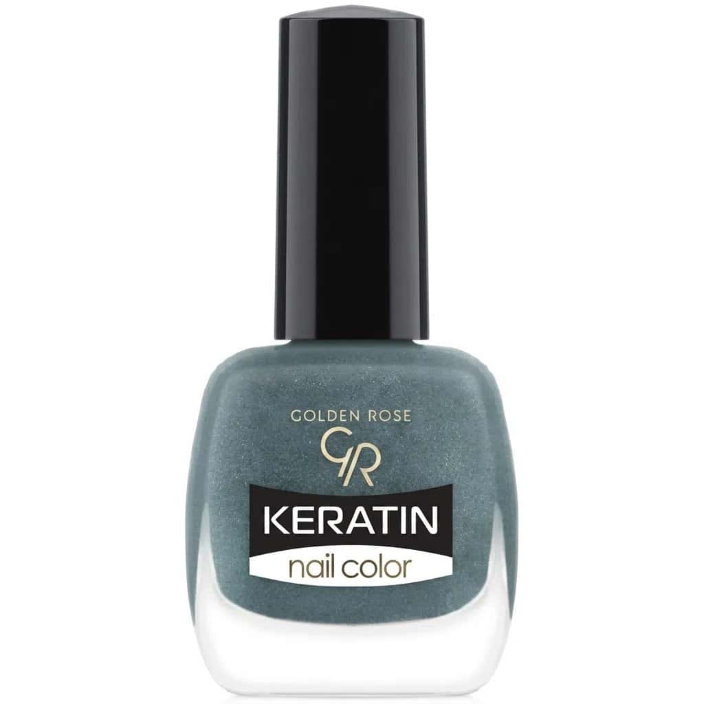 Golden Rose Keratin 114 Grey-Green Matte Nail Polish 9 ml - Tenderyard