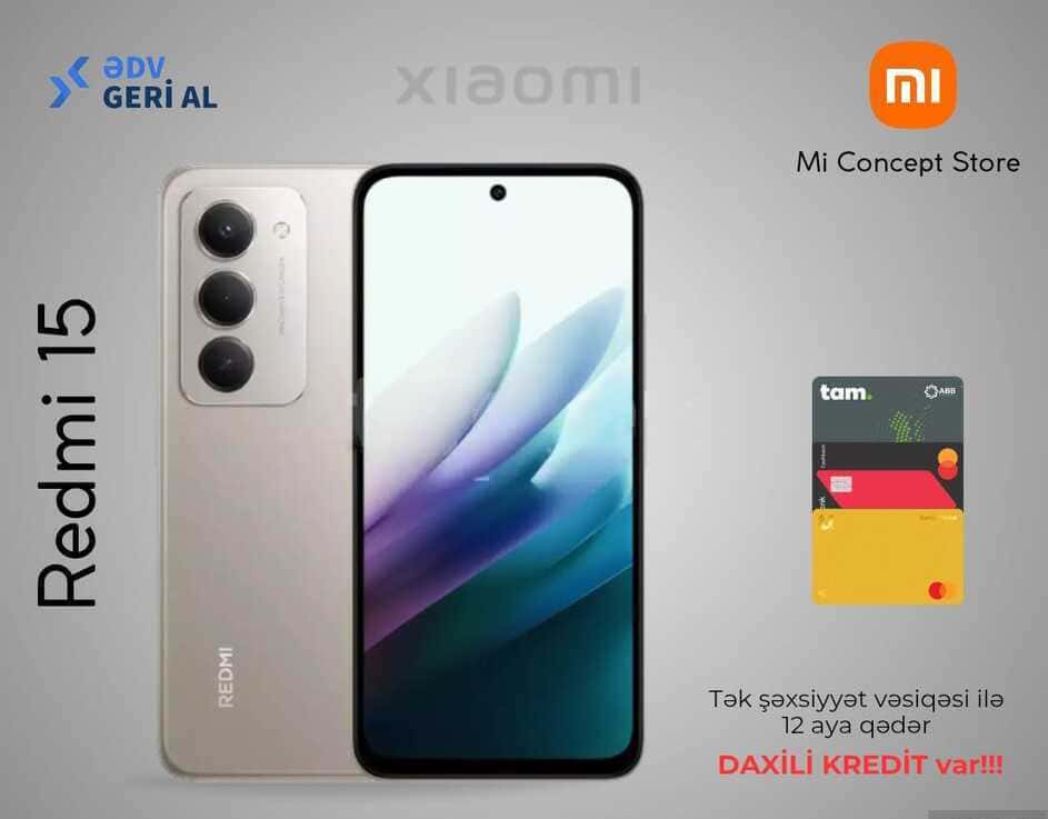 Xiaomi Redmi 15, 8 GB - Tenderyard