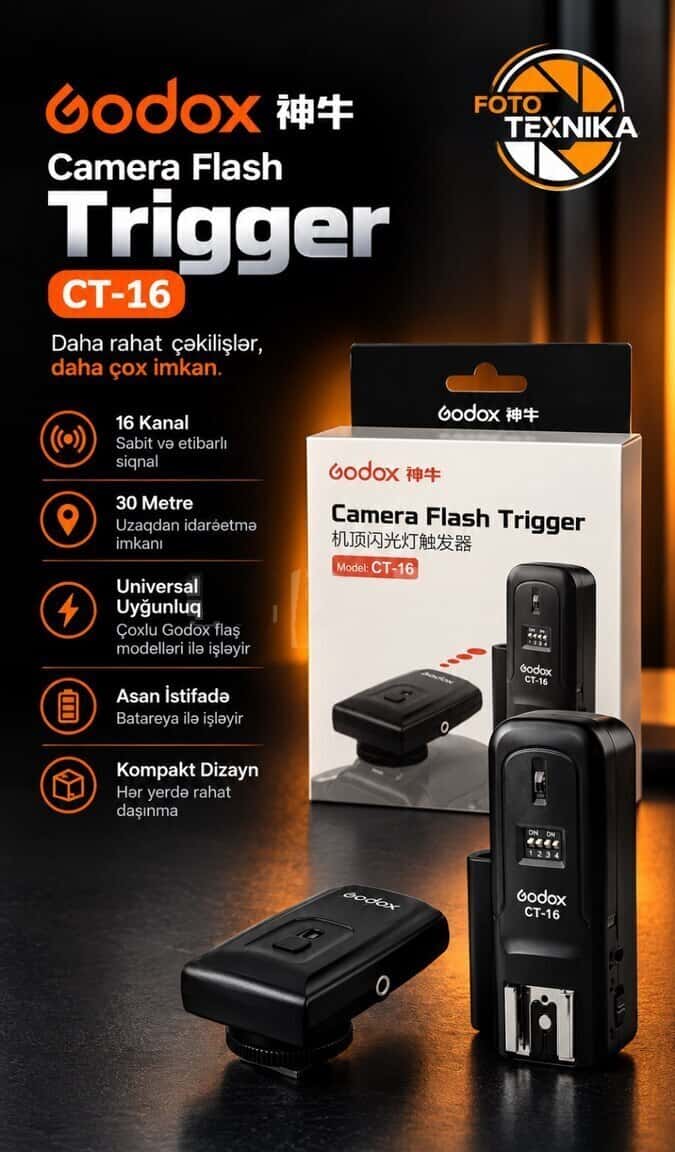 Комплект радиосинхронизаторов Godox CT-16 - Tenderyard