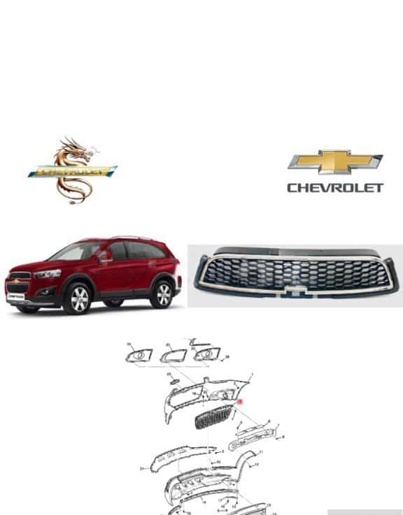 Radiator barmaqlığı Chevrolet Captiva 2011-2015 - Tenderyard