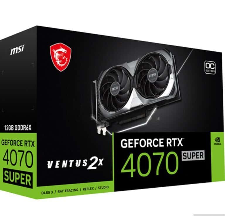 Video kart MSI GeForce RTX 4070 Super Ventus 2X OC 12GB - Tenderyard