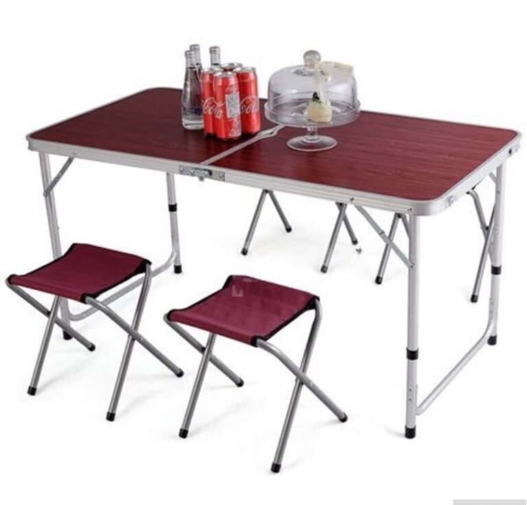 Folding table and chair set for picnic - Tenderyard