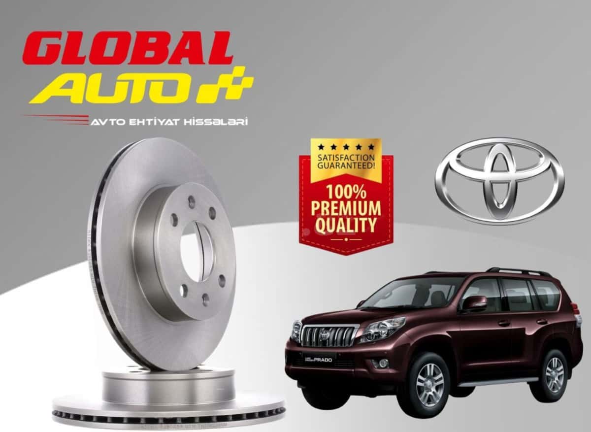 Brake disc Toyota Prado J150 - Tenderyard