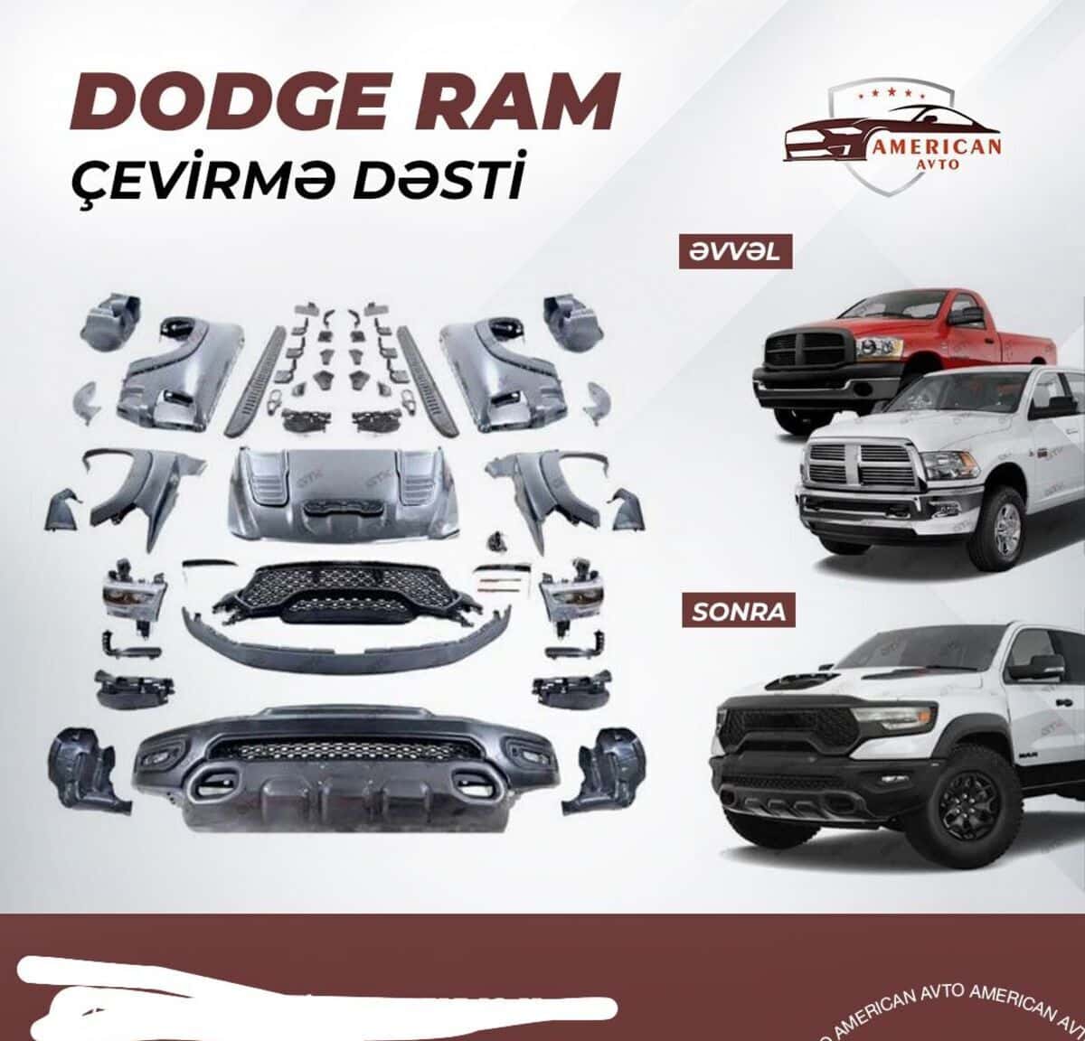 Dodge Ram conversion kit - Tenderyard