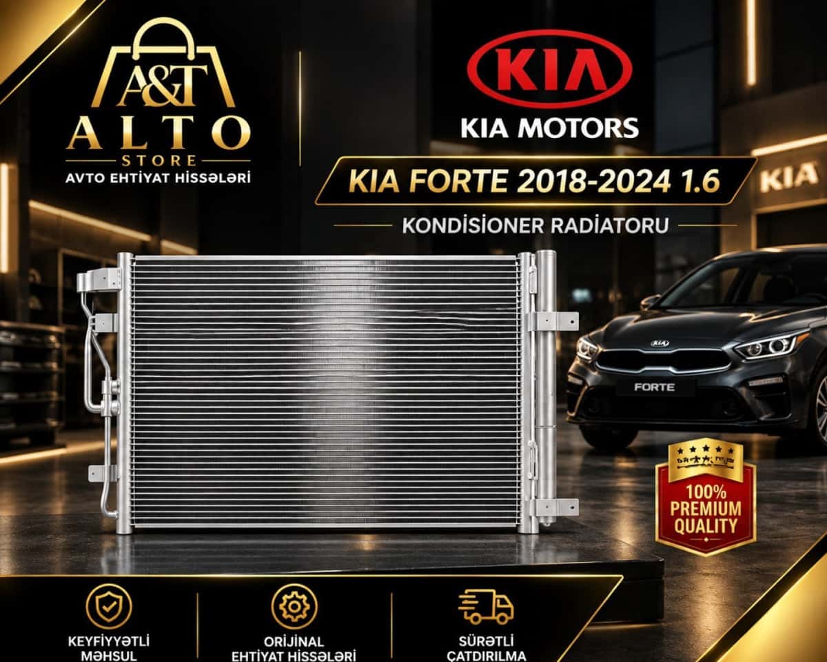 Радиатор кондиционера Kia Forte 2018-2025 1.6 - Tenderyard