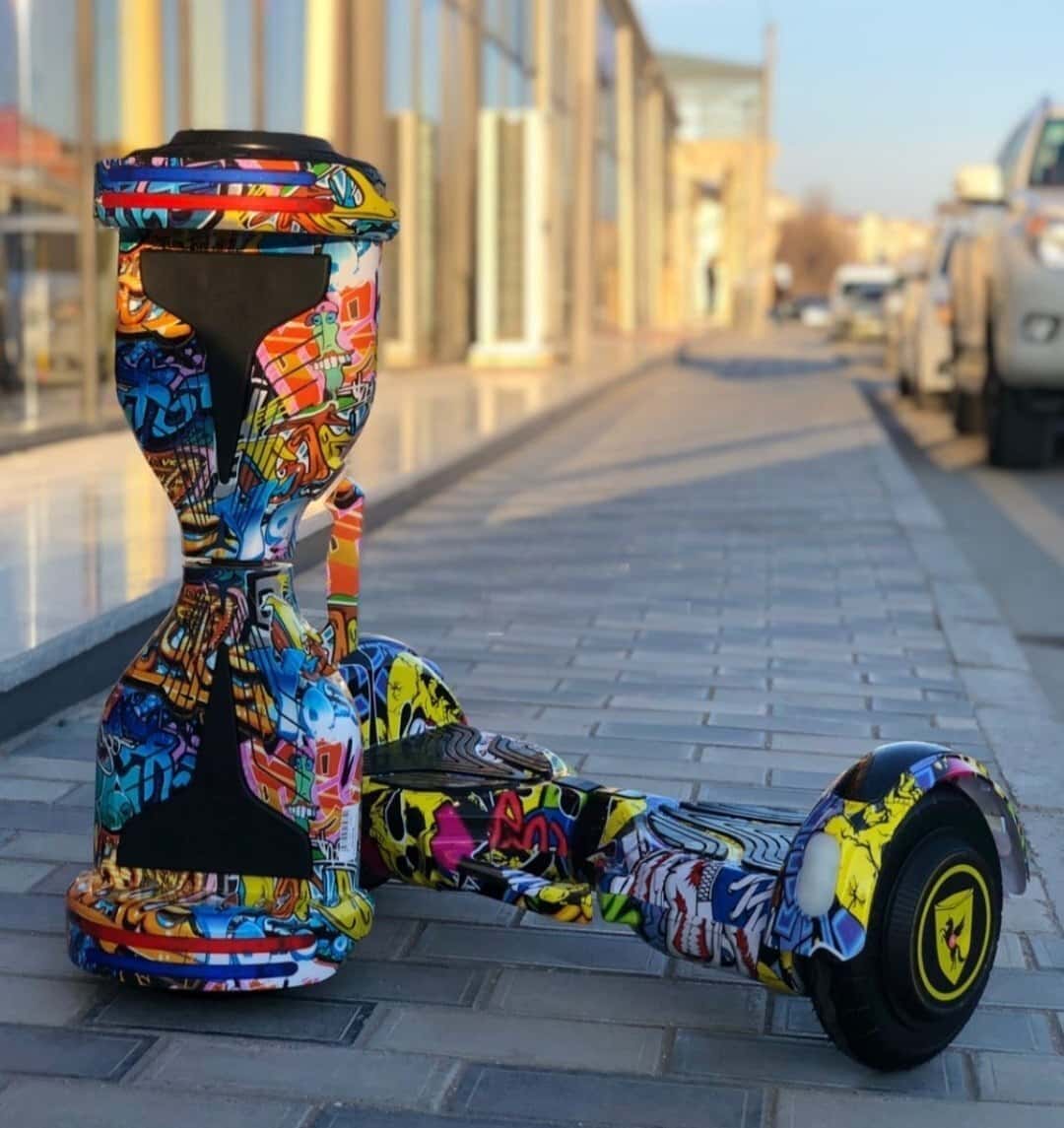 Hoverboard Gyroscooter with Handle - Tenderyard