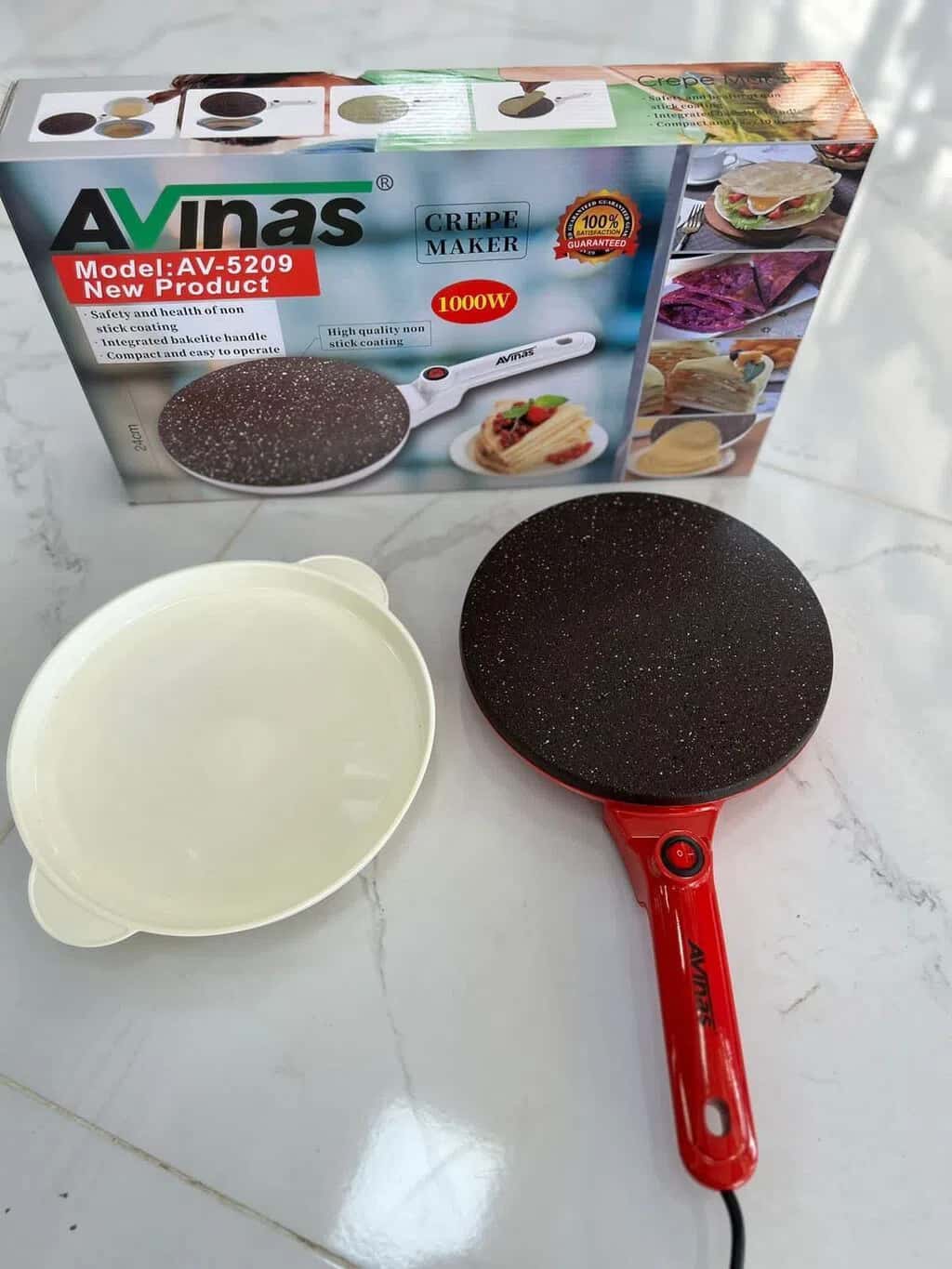 Avinas Qranit Blinçik Aparatı 24 sm, 1000W - Tenderyard