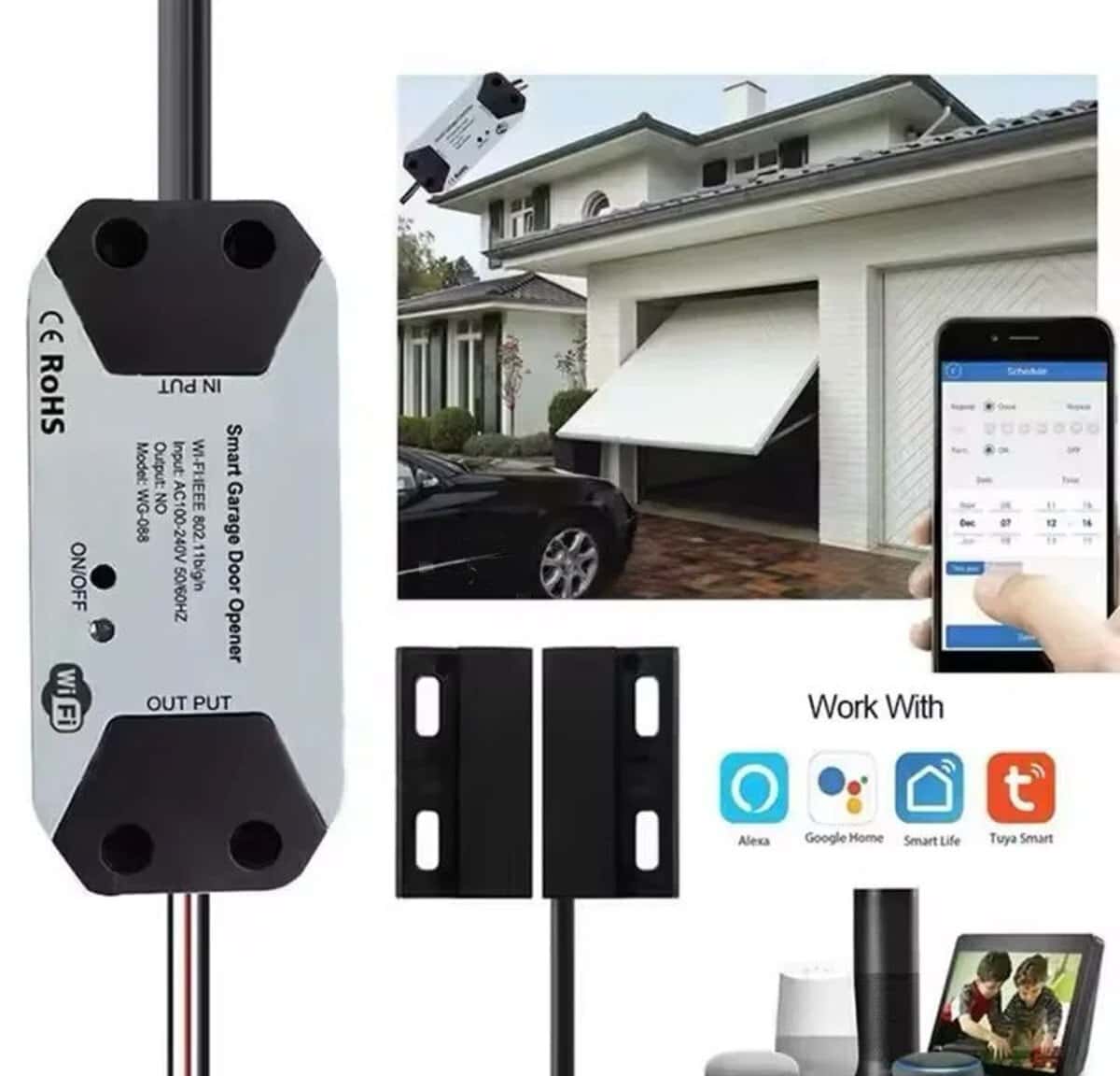 Qaraj qapısı açıcısı Tuya Wi-Fi - Tenderyard