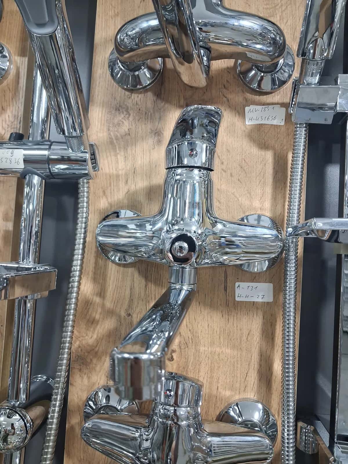 Shower faucet, Silver color - Tenderyard