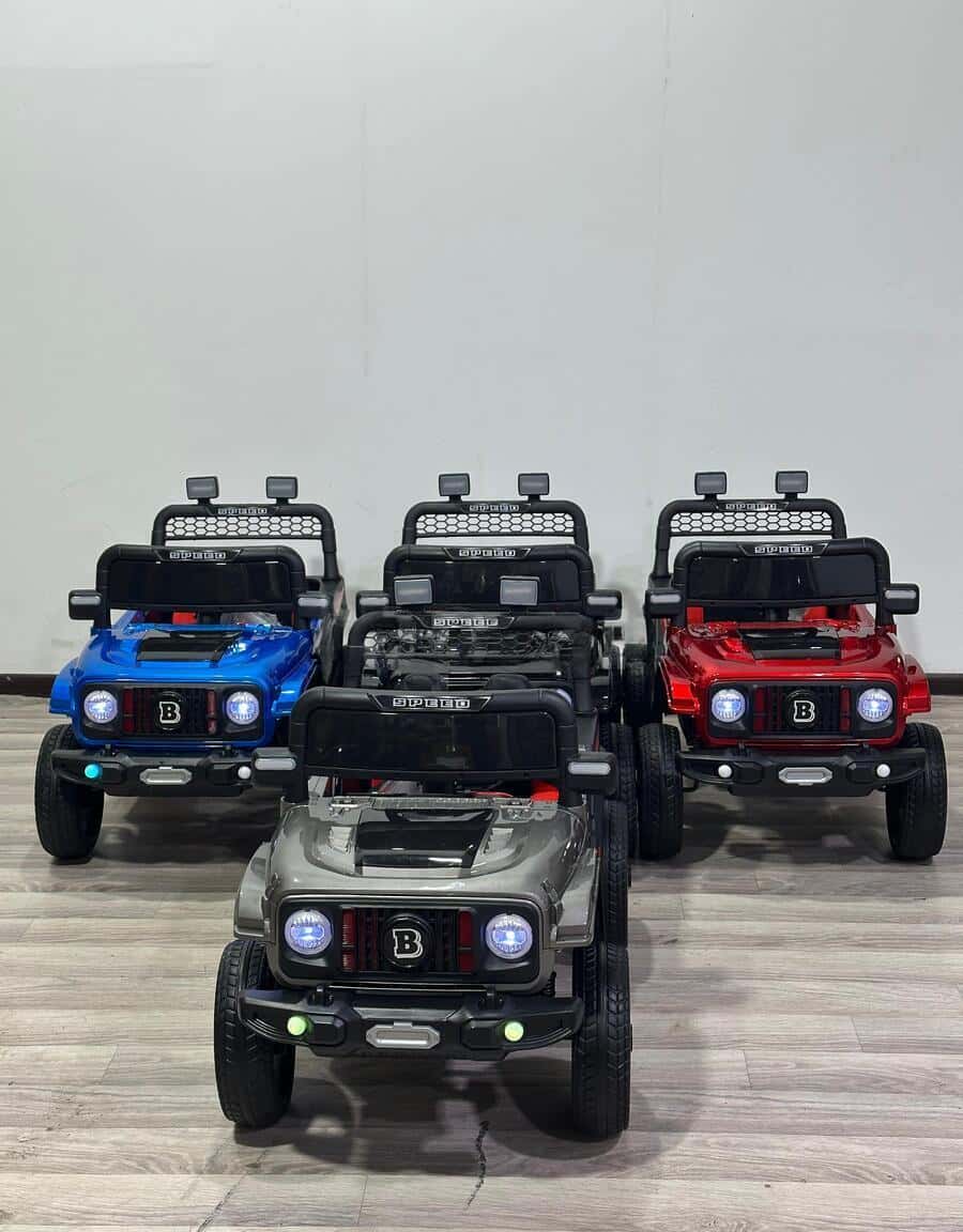 Uşaq elektromobili Brabus Jeep boz - Tenderyard