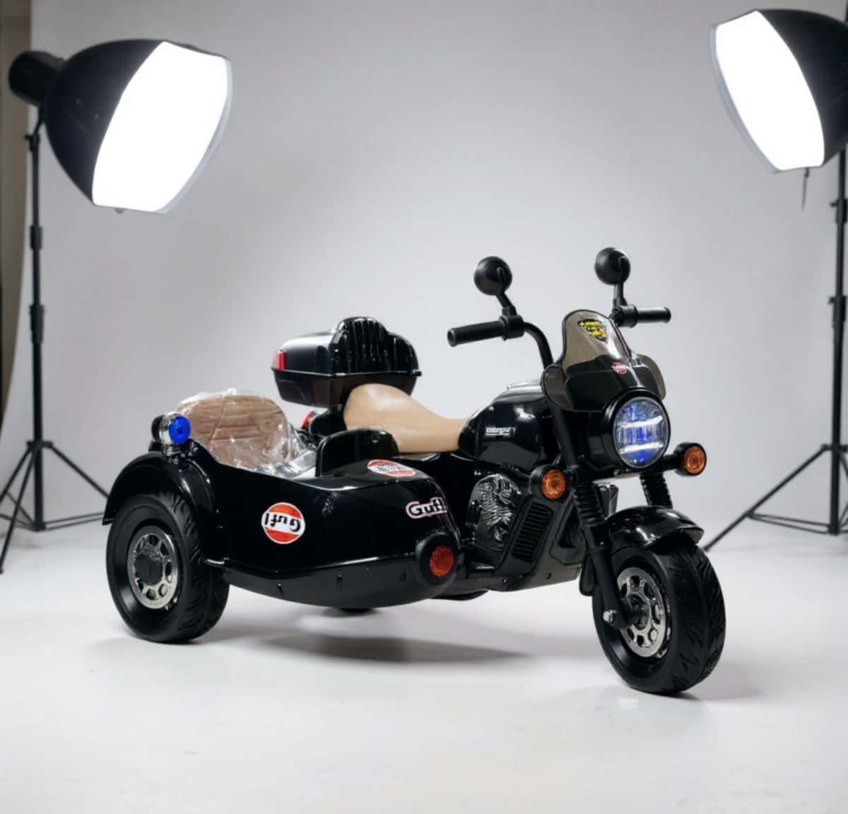 Uşaq elektromotosikleti 2 nəfərlik lyulkali premium model - Tenderyard