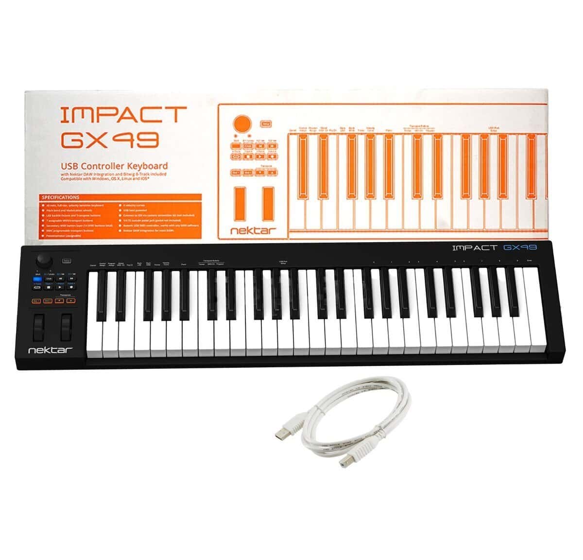 MIDI-клавиатура Nektar Impact GX 49 - Tenderyard
