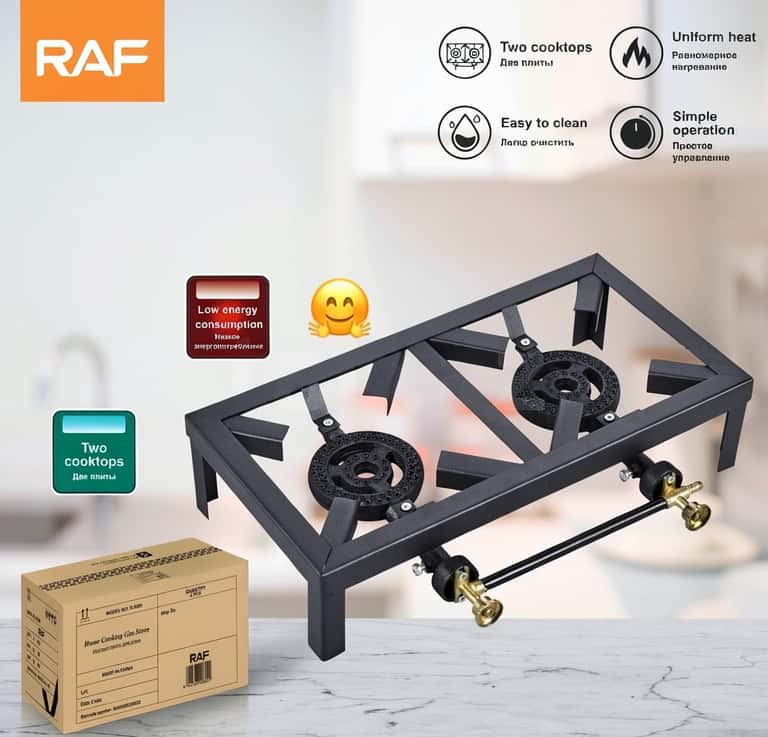 RAF R.8501 İki Gözlü Portativ Qaz Sobası - Tenderyard