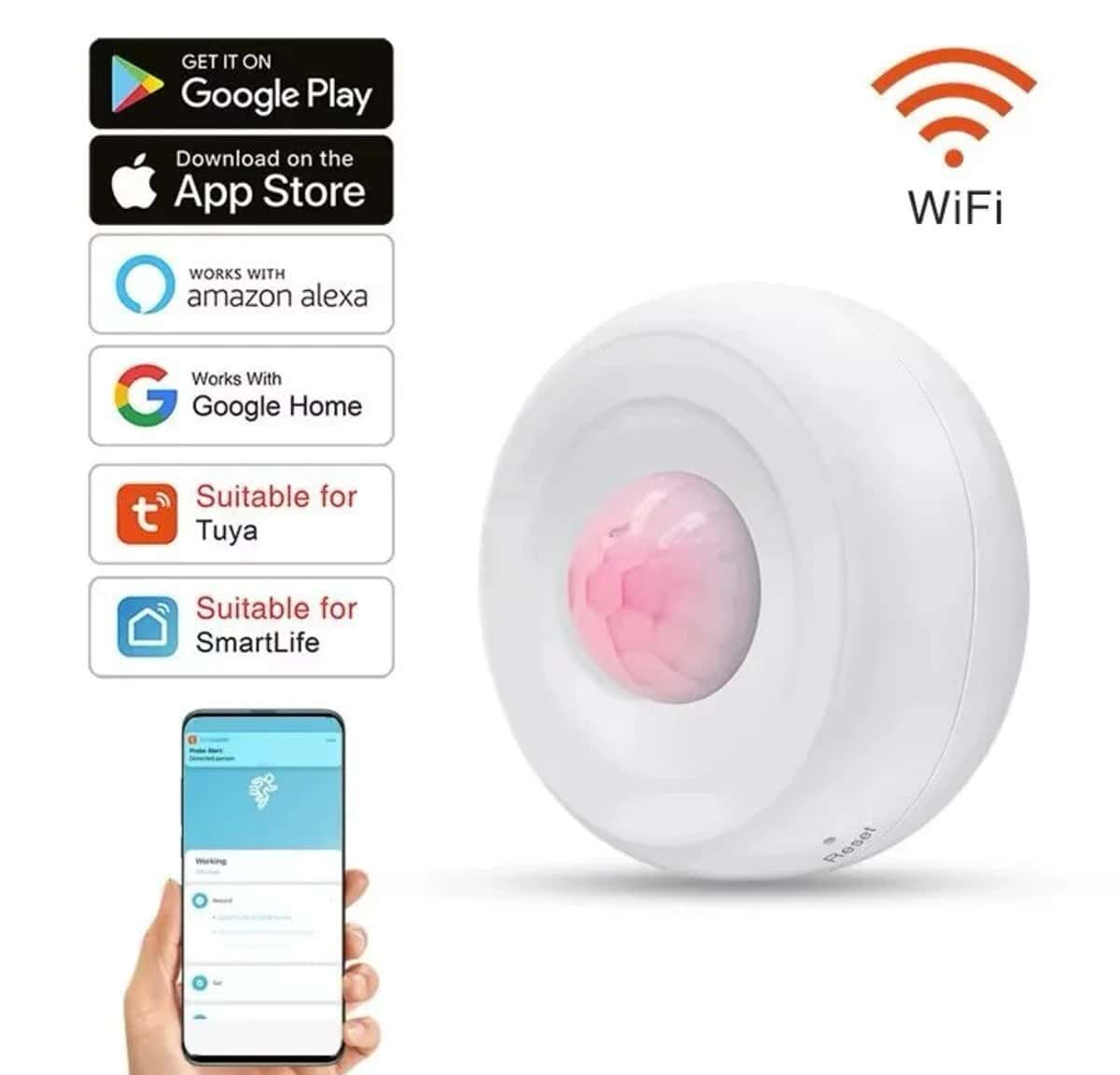 Motion sensor Tuya HW-400B - Tenderyard