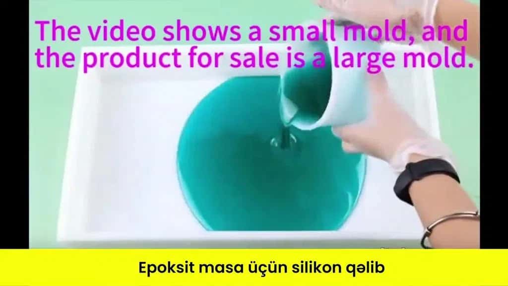 Epoksid masalar üçün silikon qəlib - Tenderyard