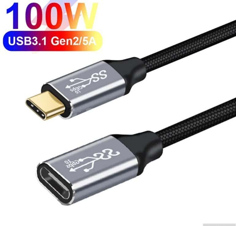 Golden data cable, USB - Tenderyard