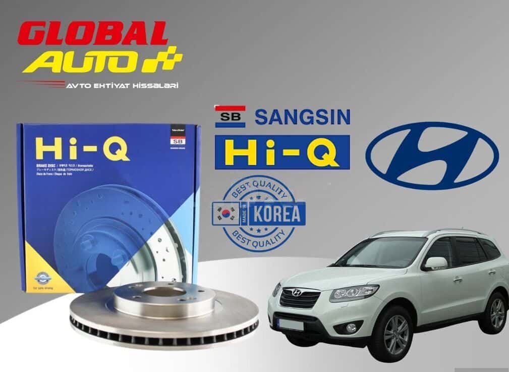 Brake disc for Hyundai Santa Fe (2006–2012) - Tenderyard
