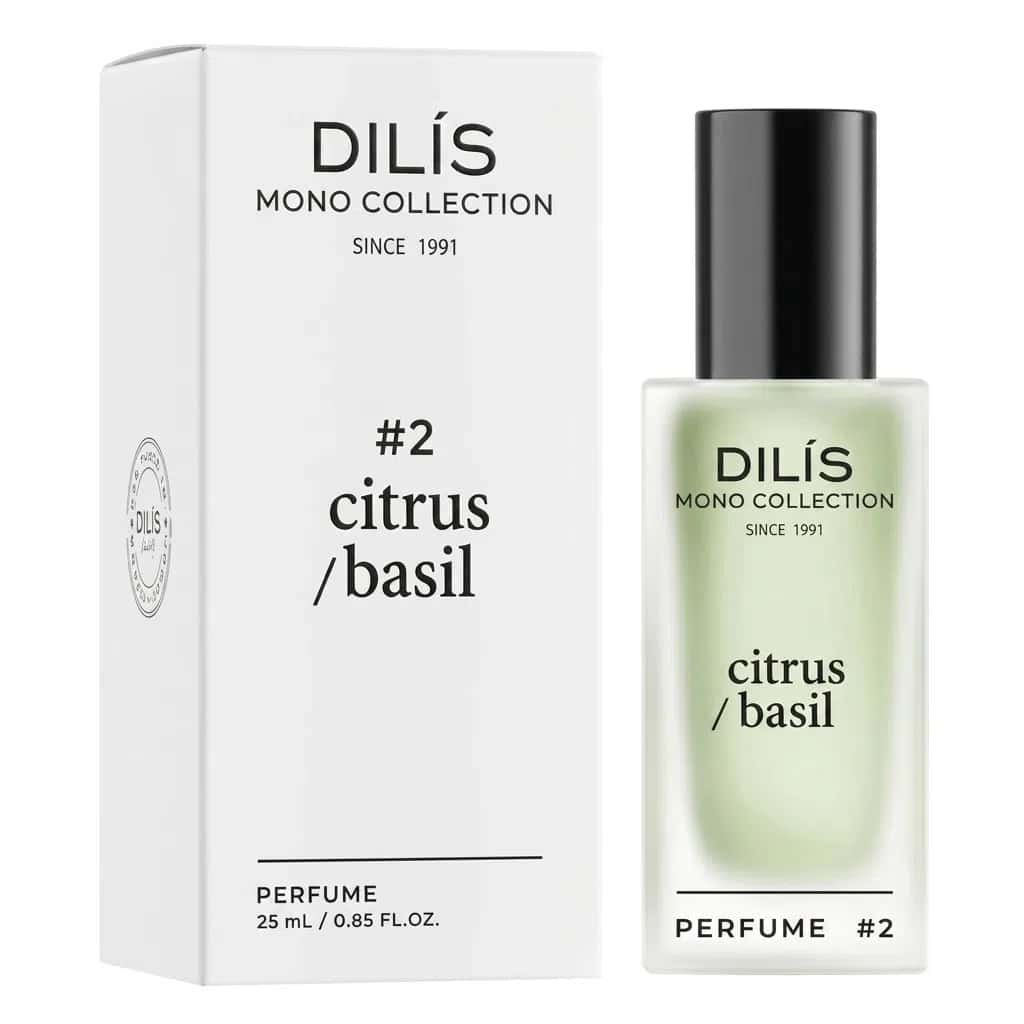 Парфюмерная вода Dilis Mono Citrus Basil 25 мл - Tenderyard