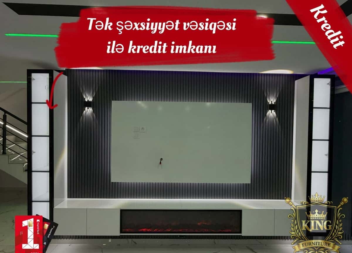Mixed color TV stand - Tenderyard