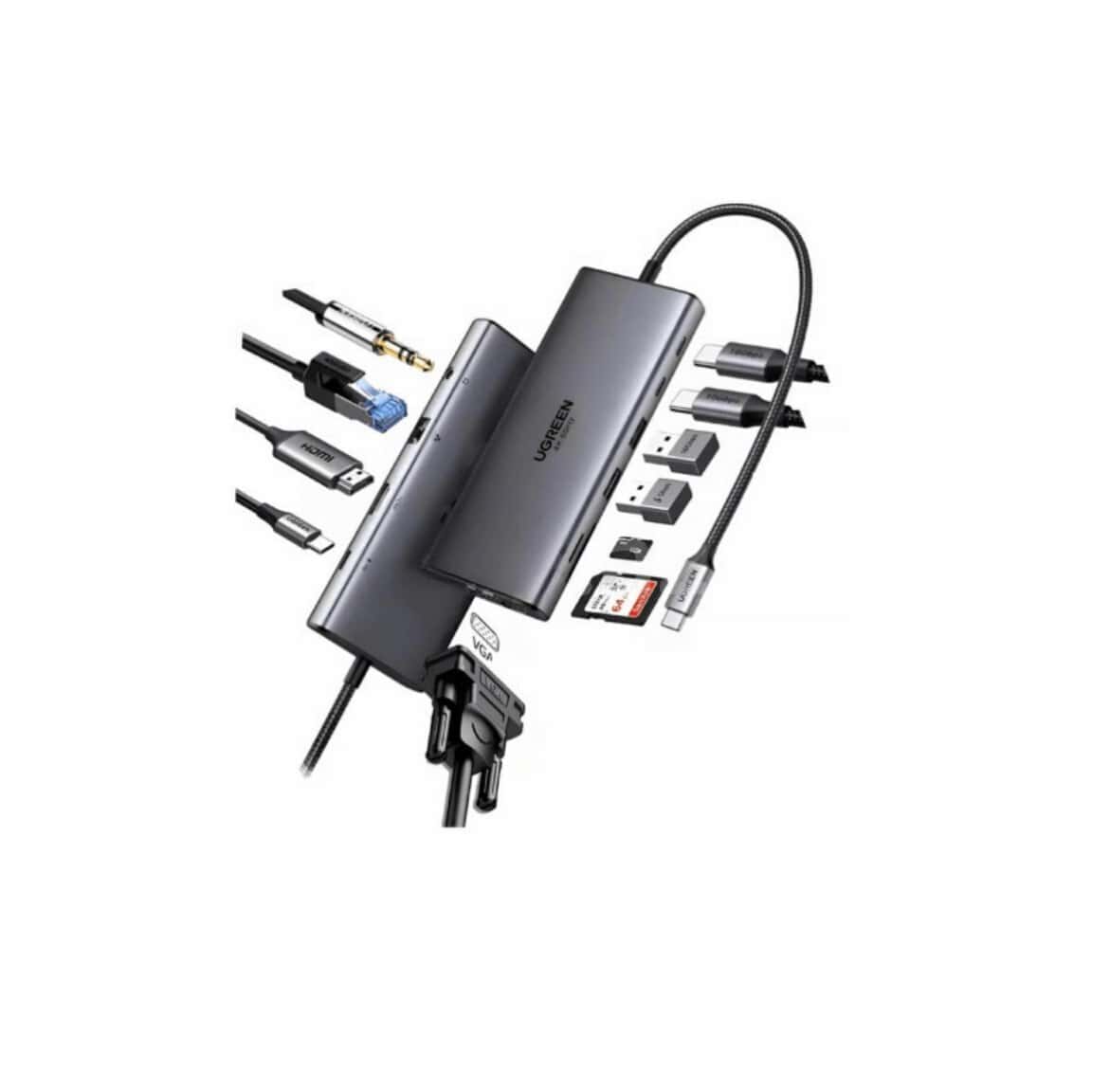 USB-C adapter Ugreen 11-in-1 Revodok CM639 - Tenderyard