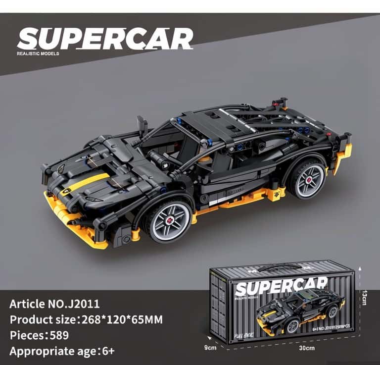 Supercar 589 Parça Konstruktor Dəsti - Tenderyard
