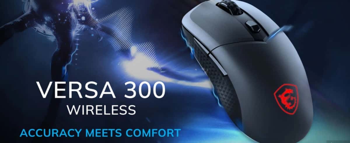 Gaming mouse MSI Versa 300 Wireless Black - Tenderyard