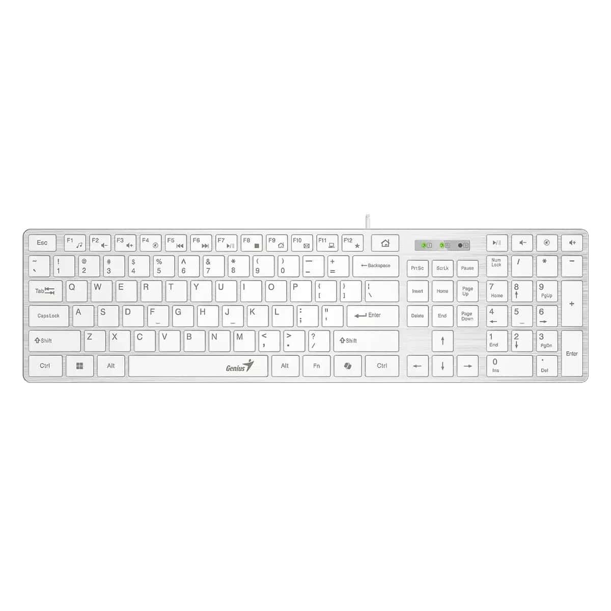 Genius keyboard, color white - Tenderyard