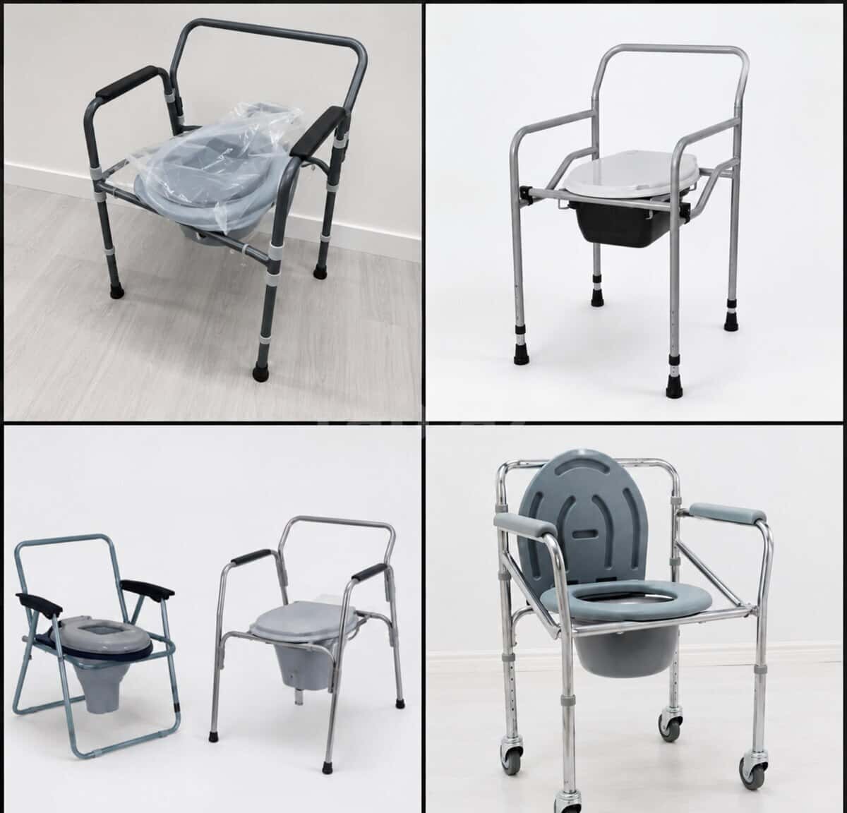 Rectangular commode, White color - Tenderyard