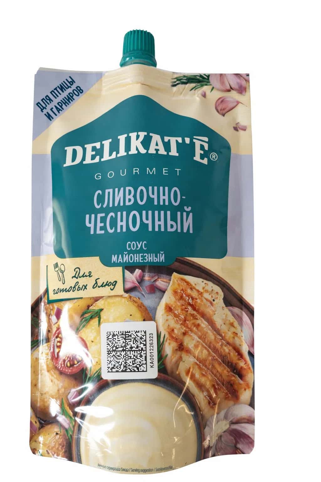 Delikate Gourmet Qaymaqlı-Sarımsaqlı Mayonez Sousu, 210 q - Tenderyard