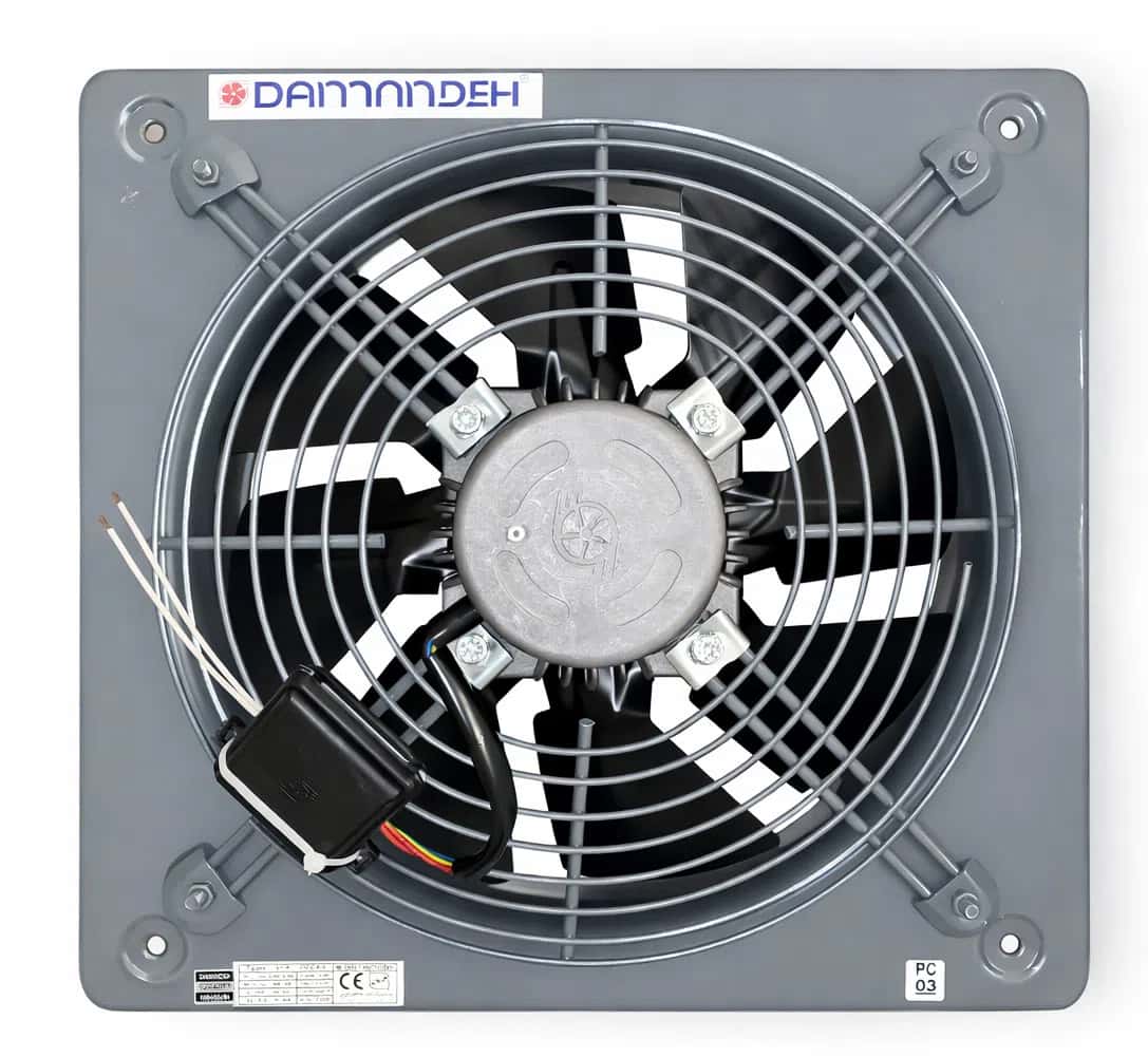 DamanDeh VIA-30C4S Industrial Exhaust Fan, 300 mm - Tenderyard
