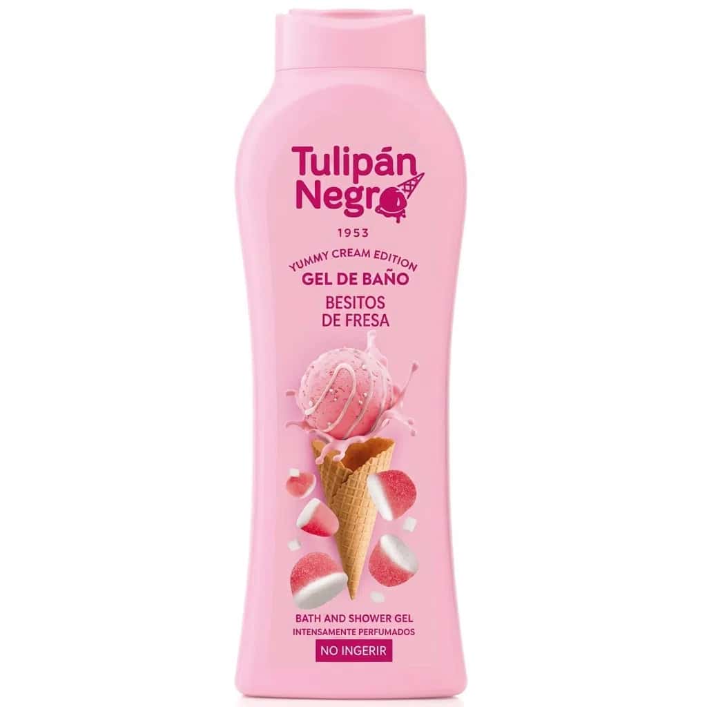 Tulipan Negro Yummy Cream Çiyələkli Duş Geli 650 ml - Tenderyard