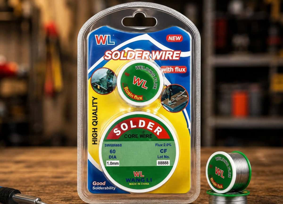Solder wire 1.0 mm with flux - Tenderyard