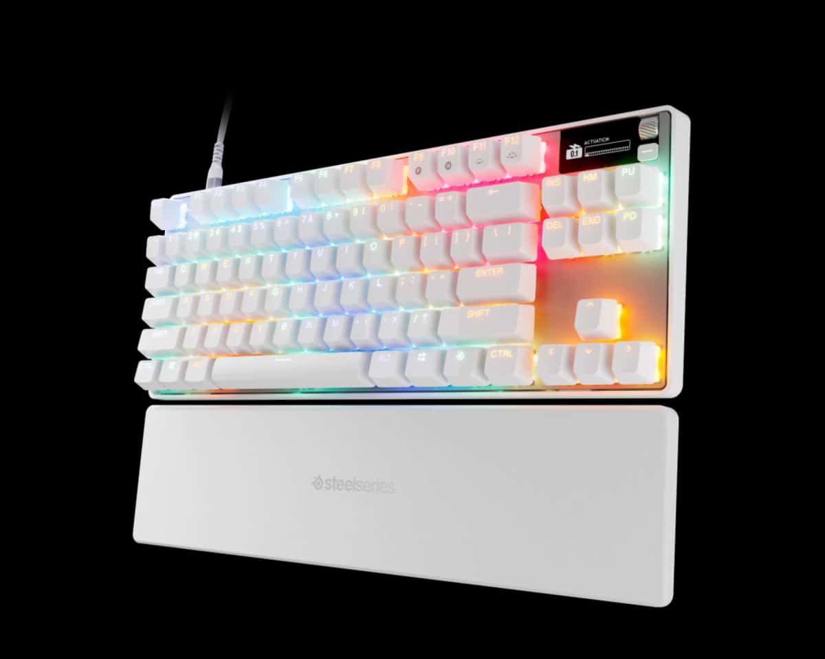 SteelSeries Gaming Keyboard, Color White - Tenderyard