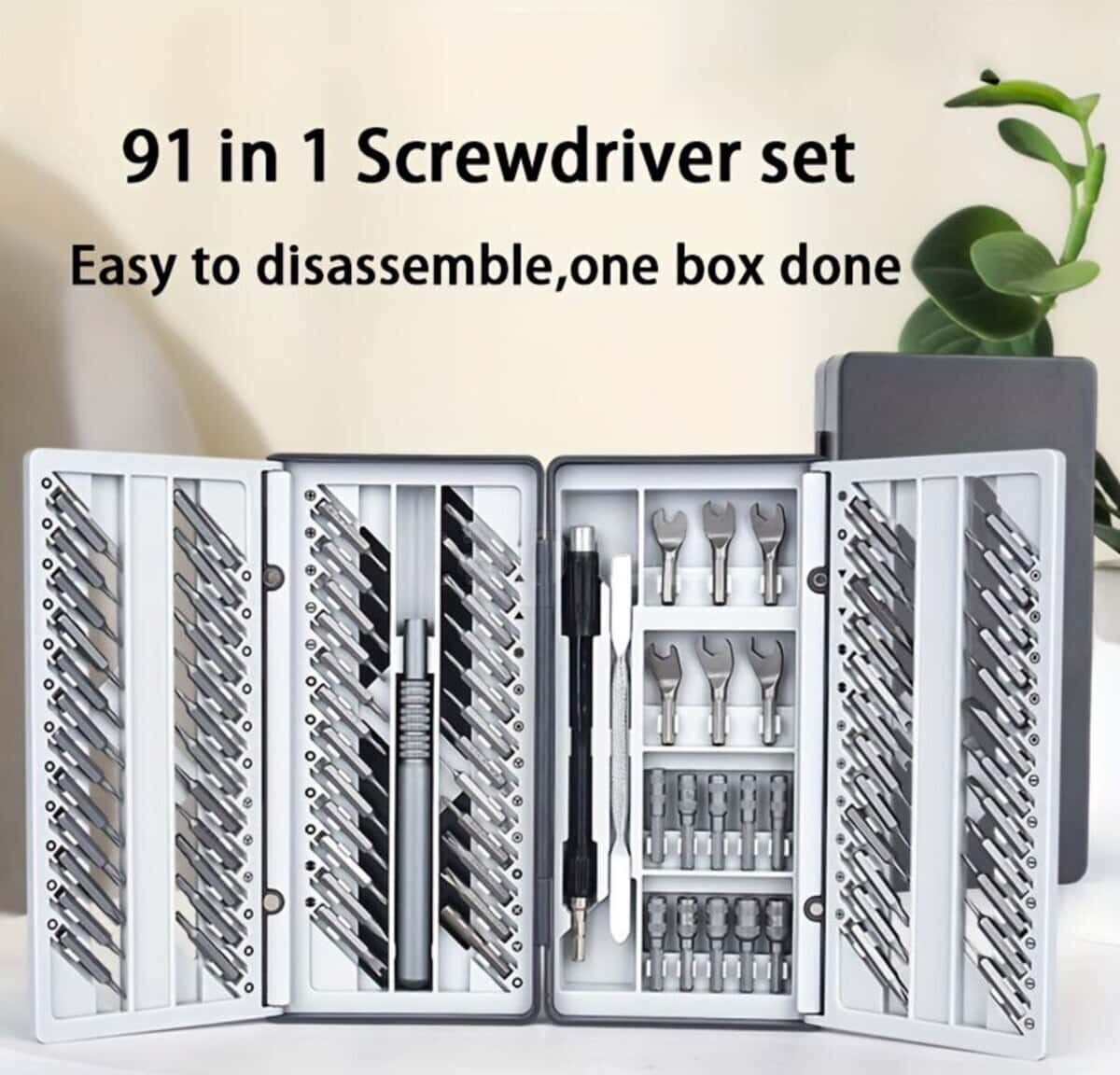 Screwdriver set 91-in-1 - Tenderyard