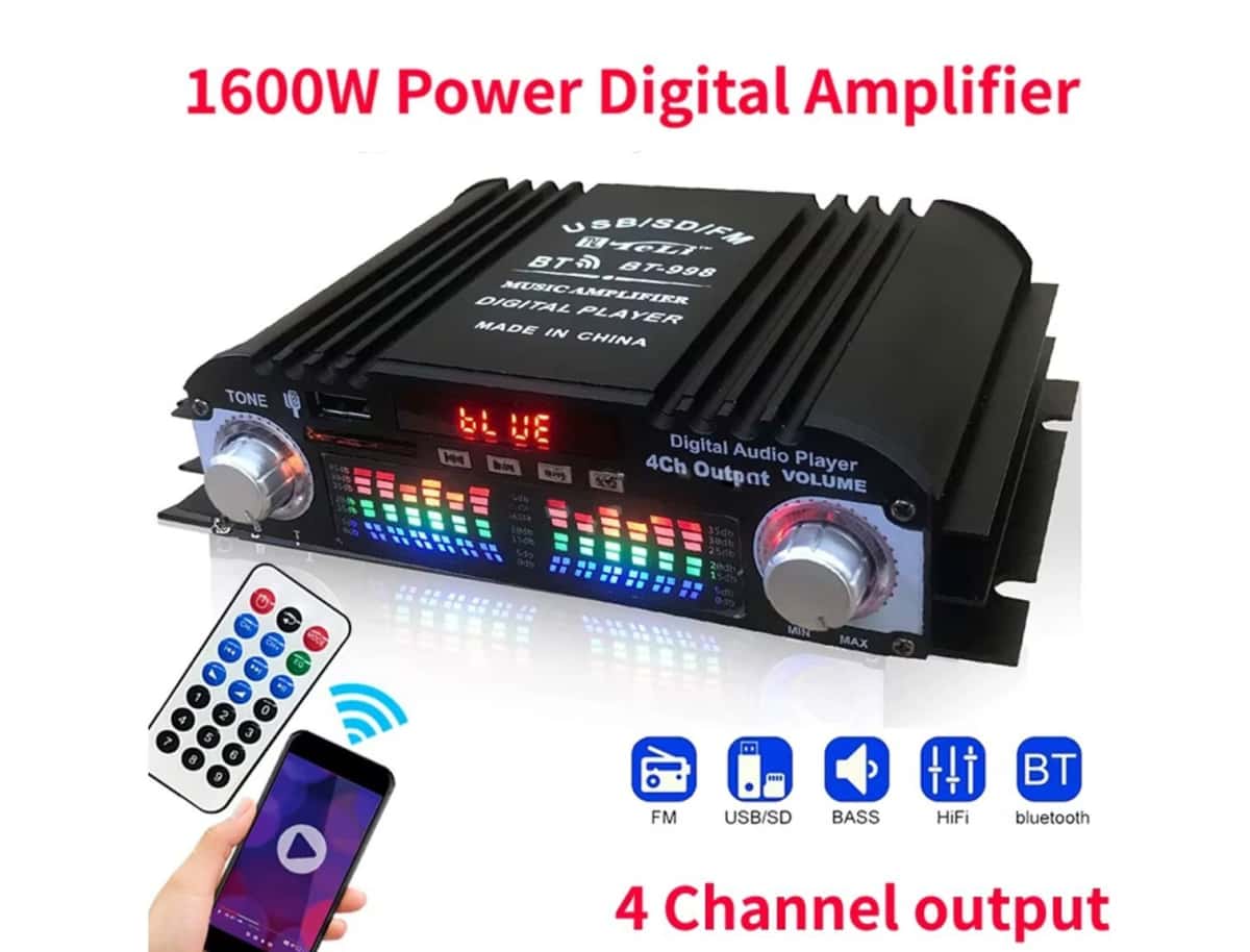 Mixed color audio amplifier - Tenderyard