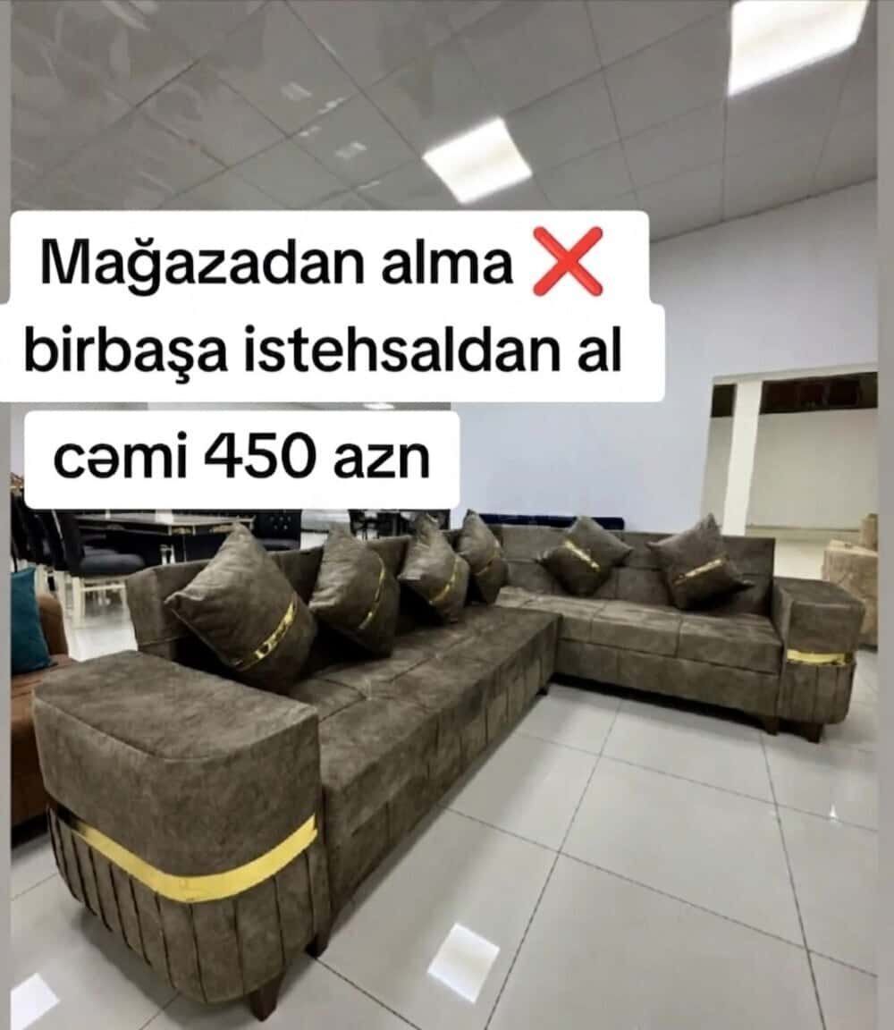 Künc divan, Qarışıq rəng - Tenderyard