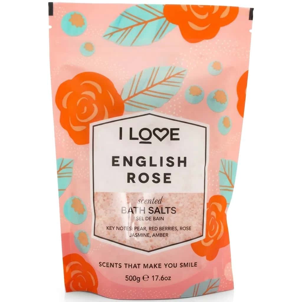 I Love English Rose Соль для ванны 500 г - Tenderyard
