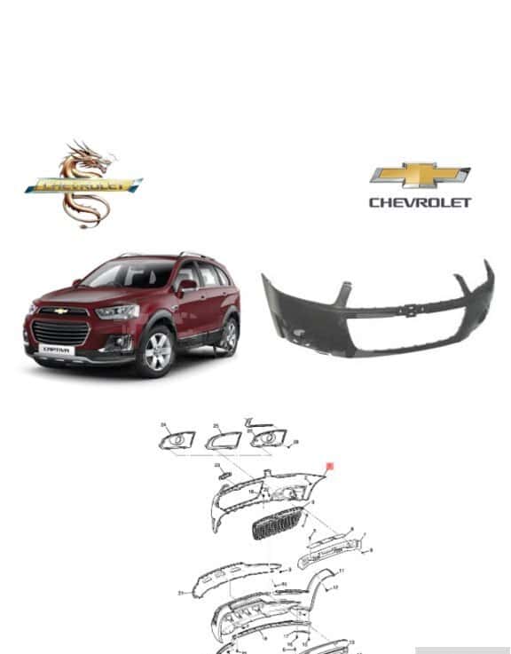 Ön bufer Chevrolet Captiva 2011-2015 - Tenderyard