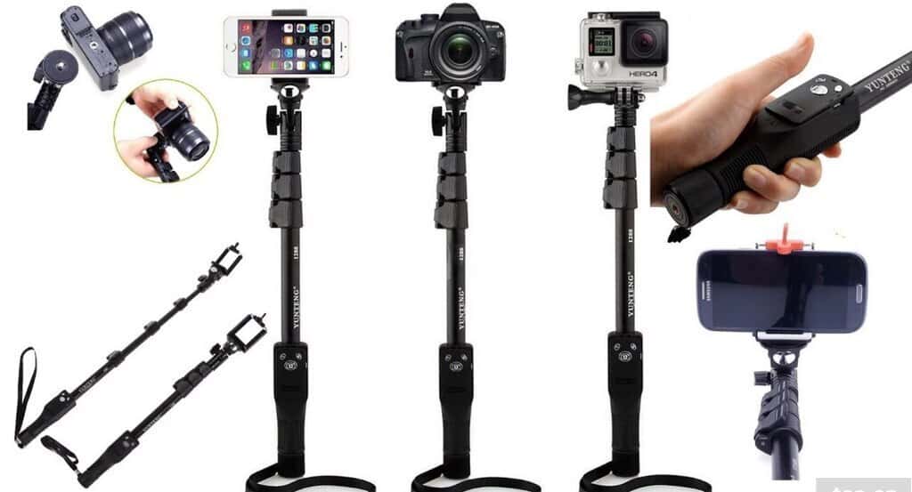 Yunteng YT-1288 Selfie Stick and Monopod - Tenderyard