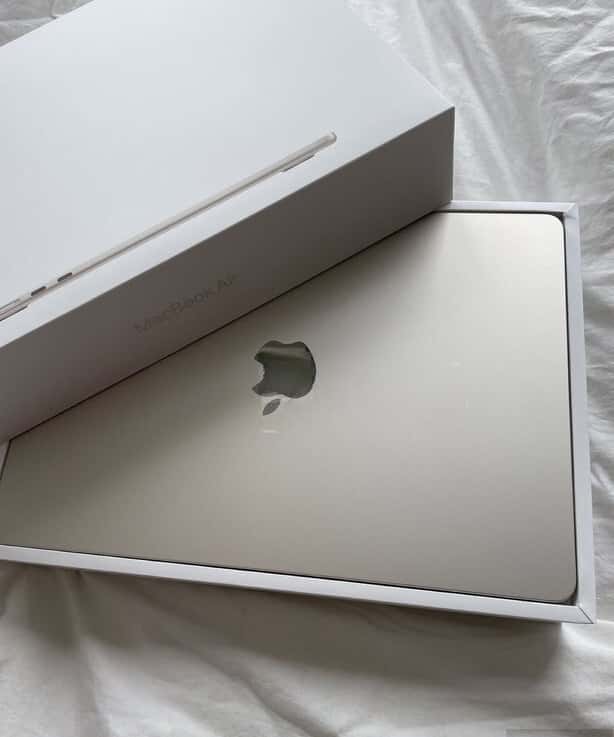 Apple brand laptop, Gray color - Tenderyard