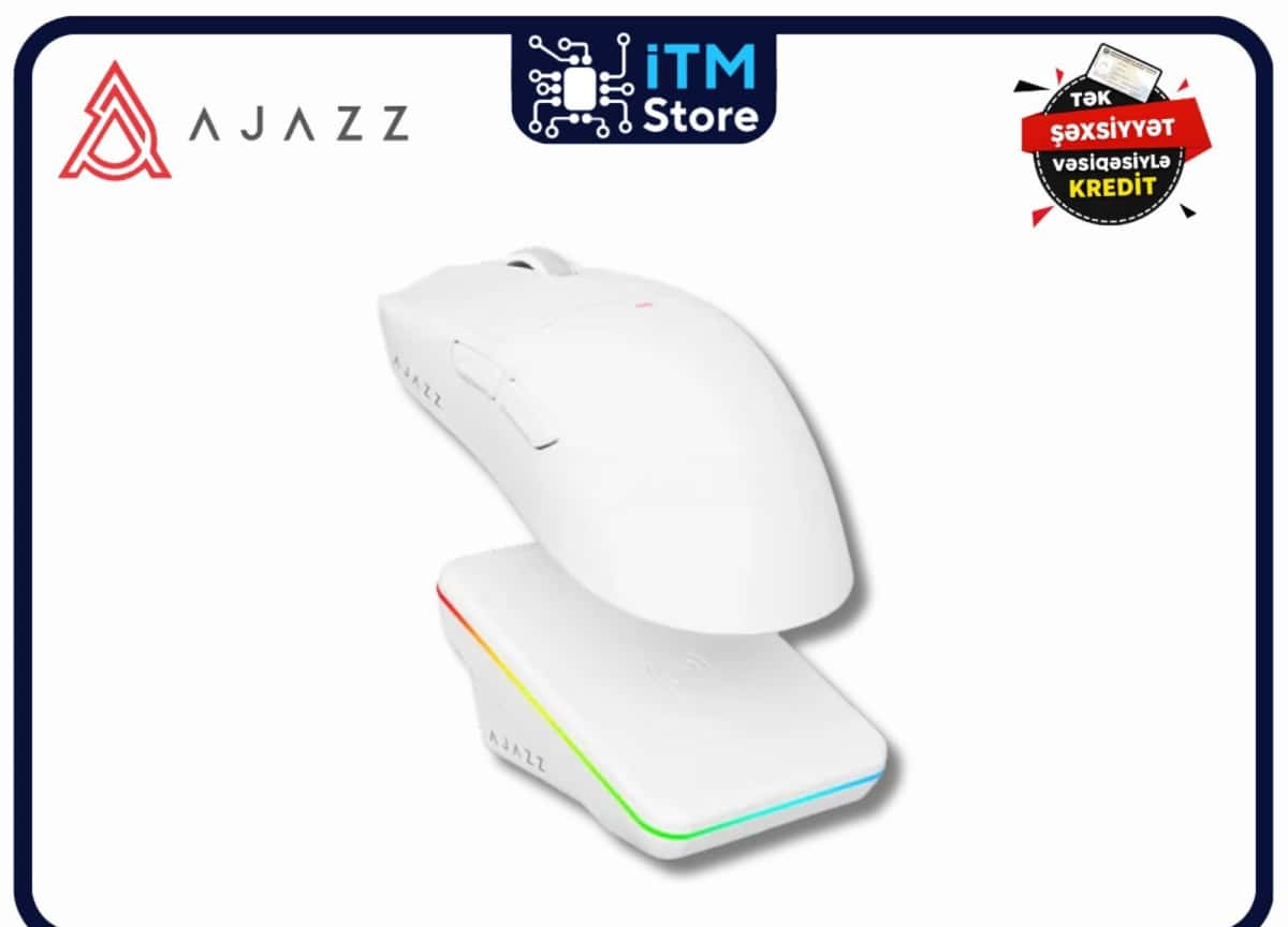 Gaming mouse Ajazz AJ200 P NL AI MC White - Tenderyard