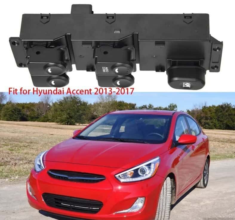 Window switch control panel for Hyundai Accent 2013-2017 - Tenderyard