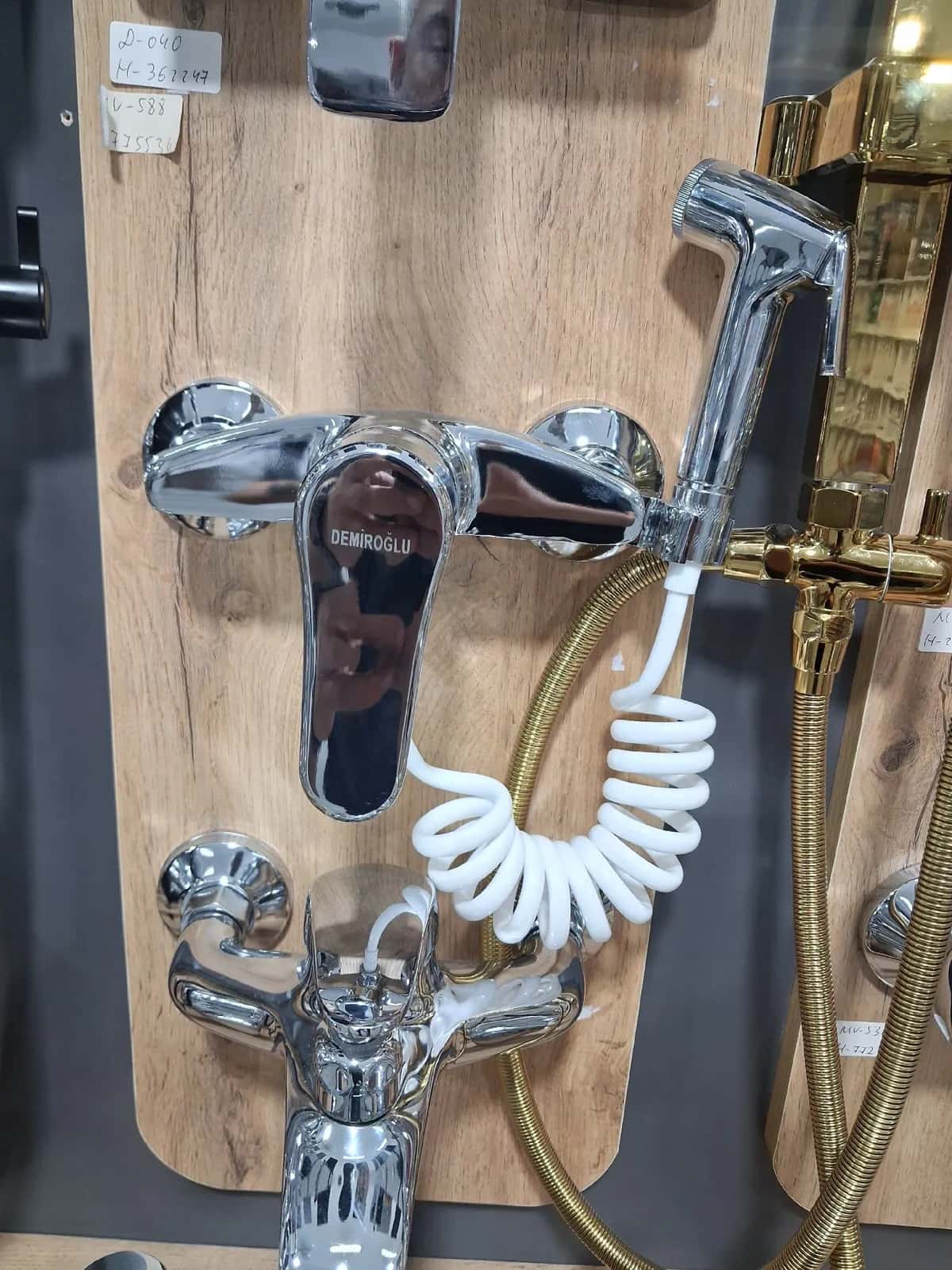 Shower faucet, Silver color - Tenderyard