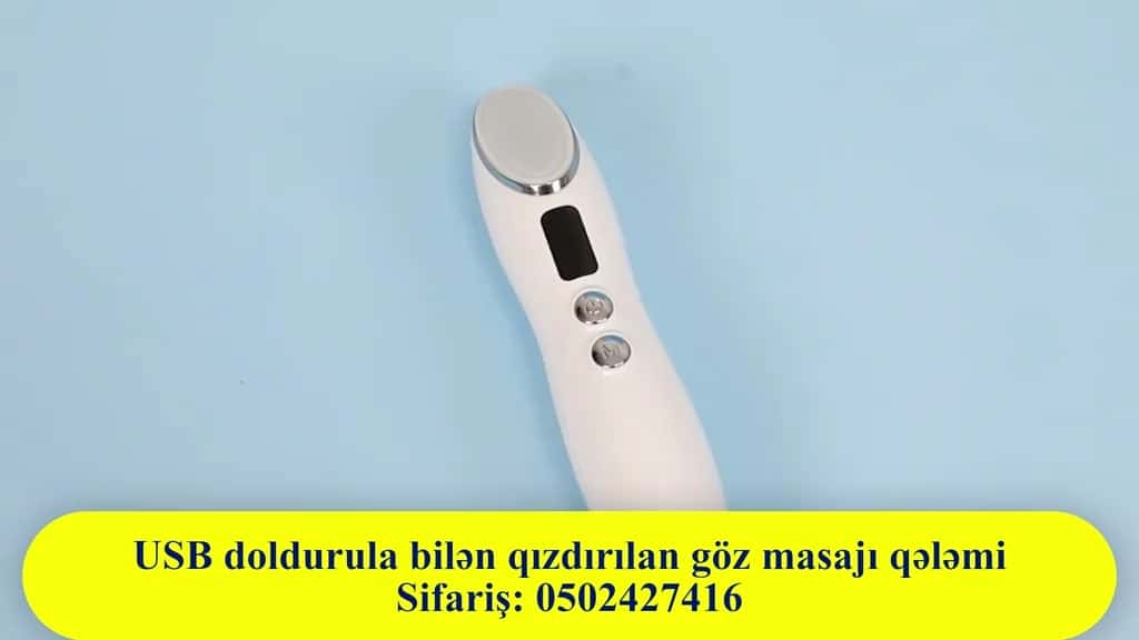 USB rechargeable heated eye massage pen - Tenderyard