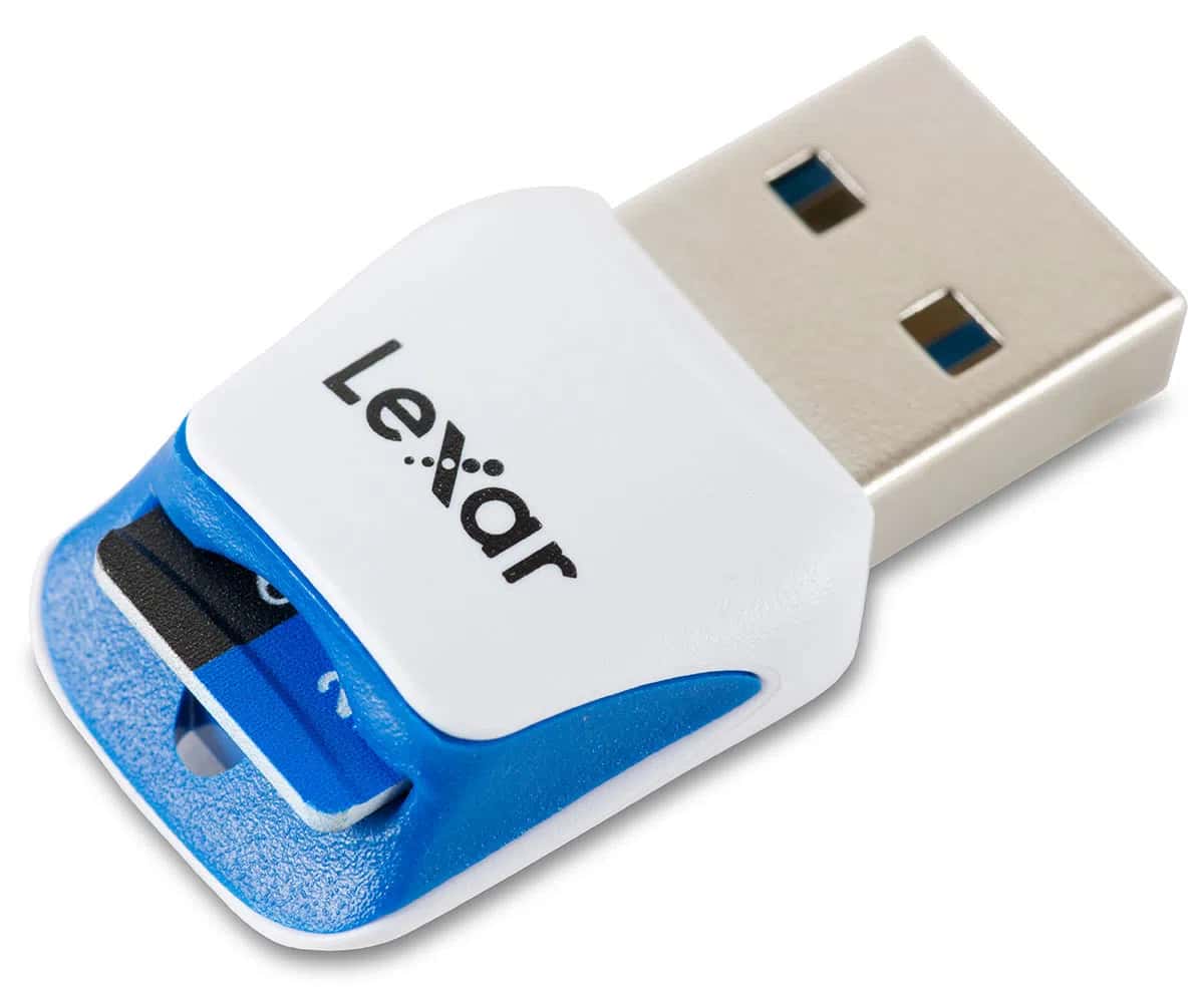 Lexar card reader, color white - Tenderyard