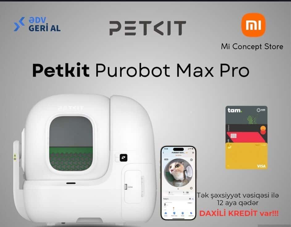 Bio-tualet Petkit Purobot Max Pro və Max Pro 2 - Tenderyard