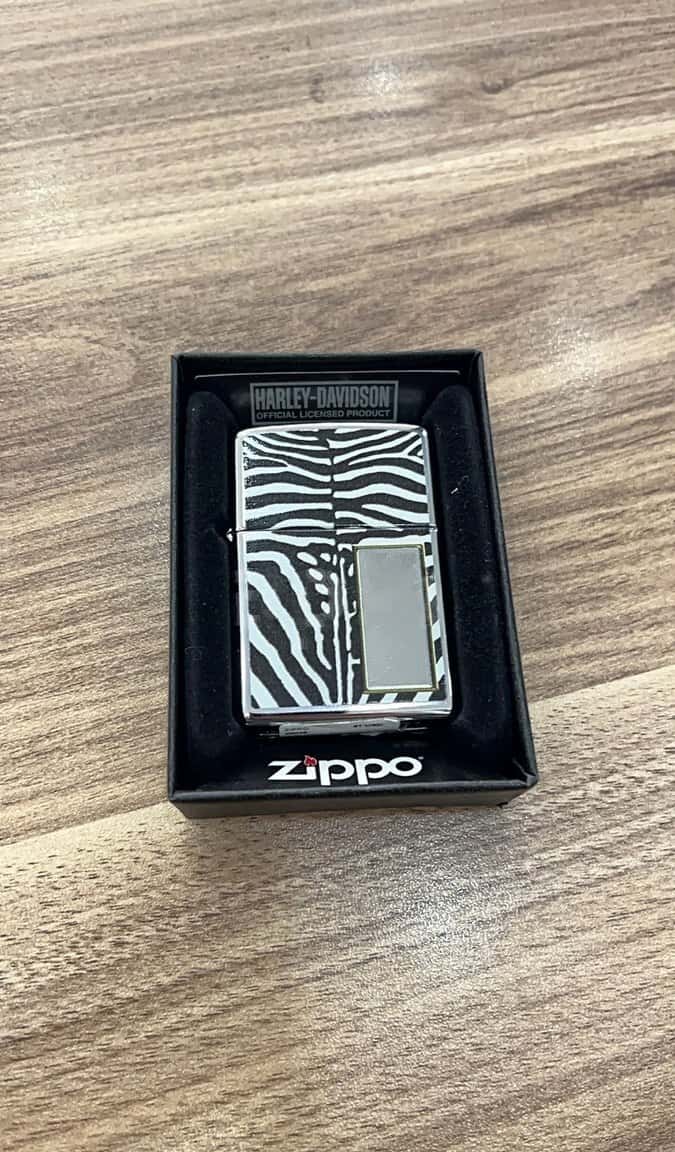 Zippo Lighter Zebra Print 28046 - Tenderyard