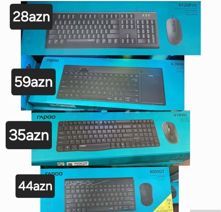 Rapoo Keyboard and Mouse Models - Tenderyard